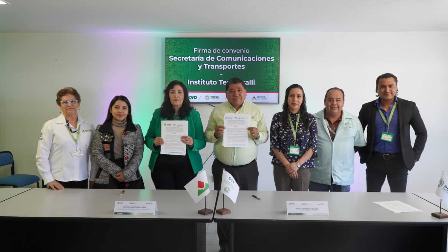 El Temazcalli y la SCT firmaron un convenio para capacitar a los operadores y garantizar rutas más seguras