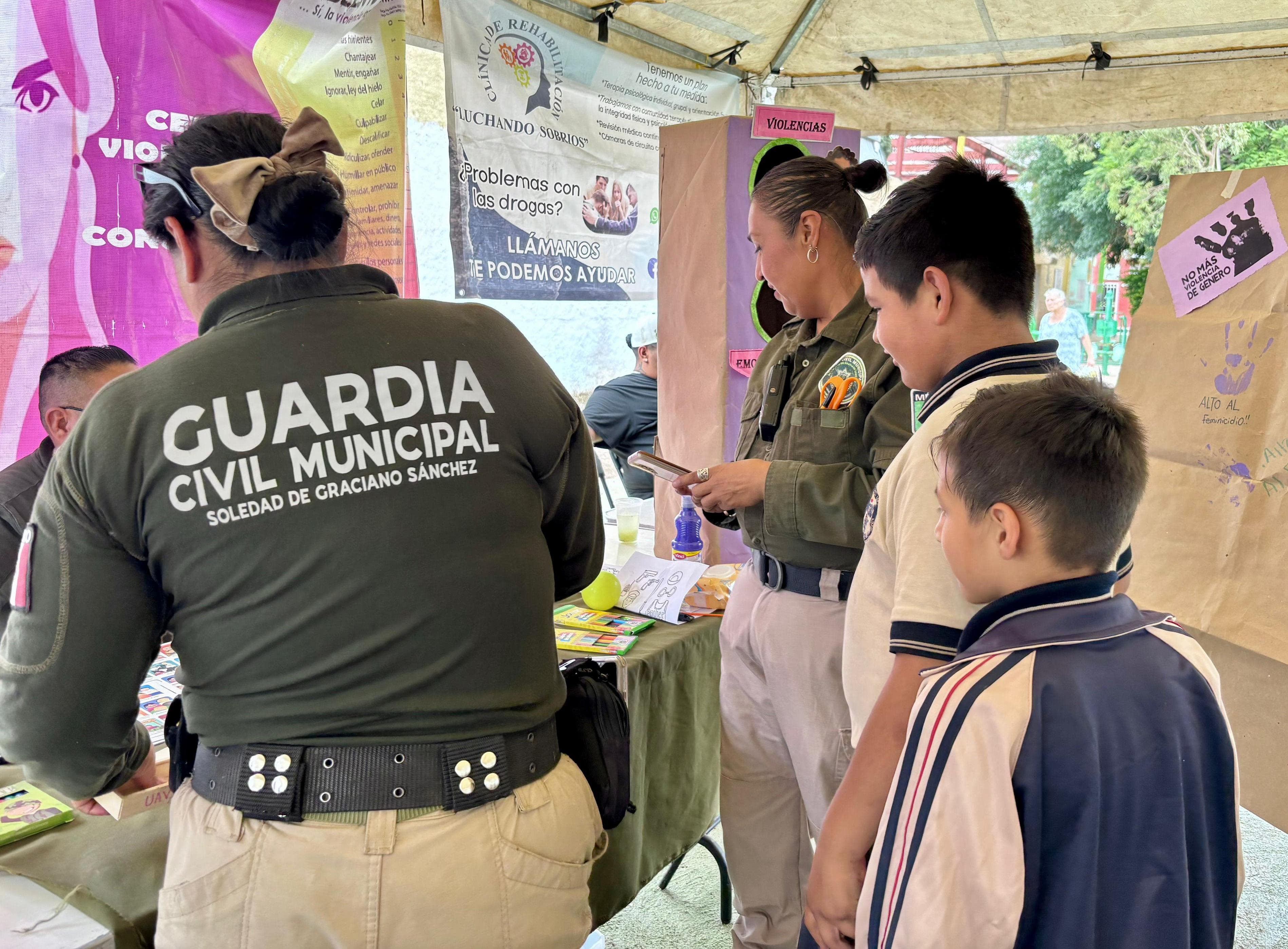 Feria de la Seguridad llega a la colonia Benito Juárez