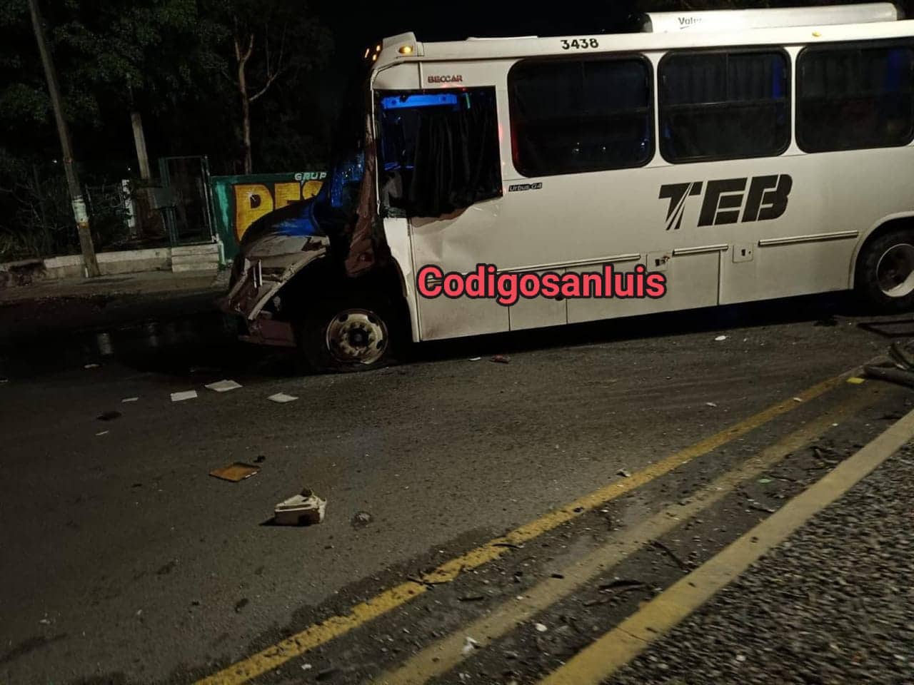 Accidente transporte de personal