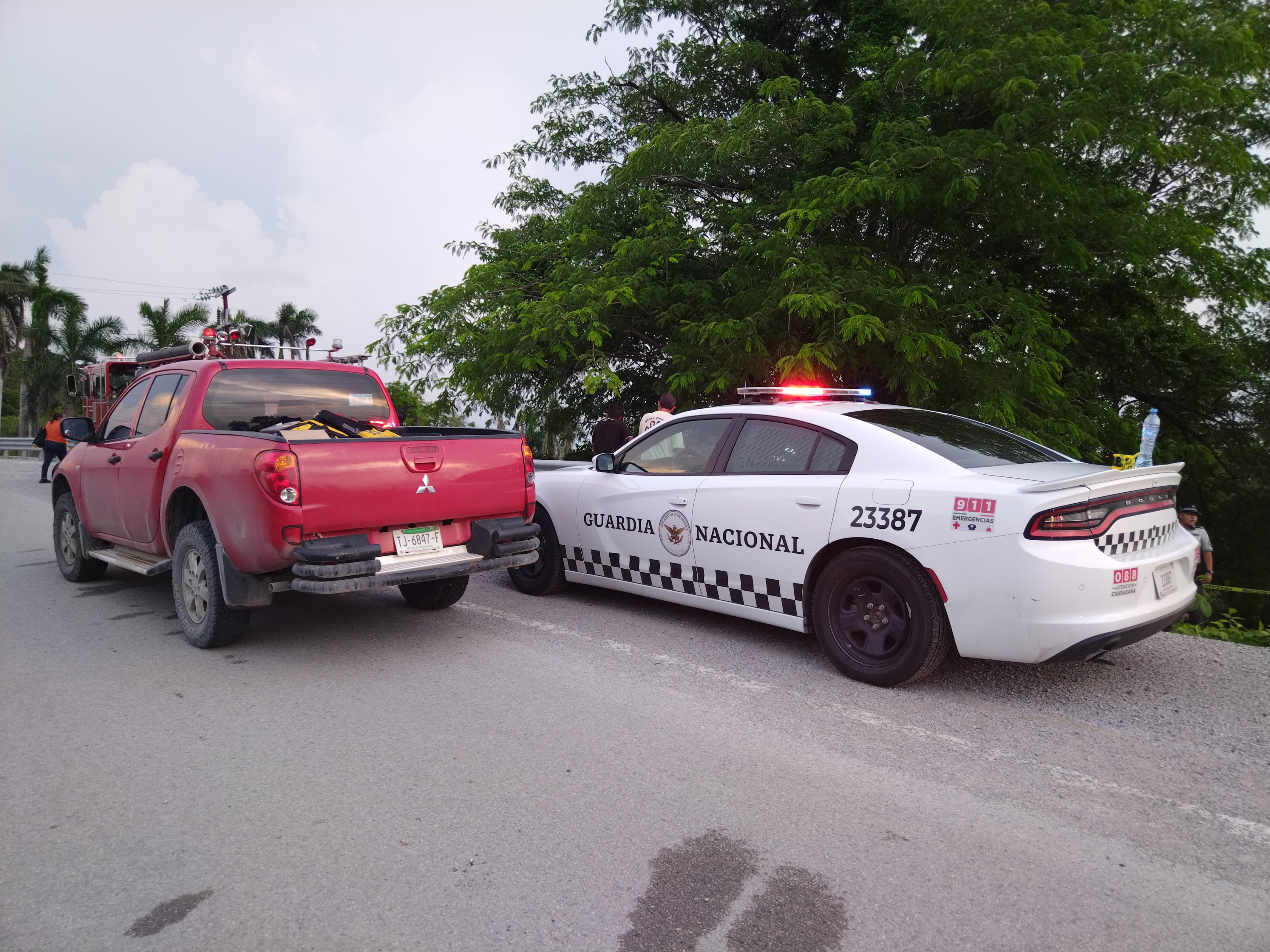 Accidente volcadura Valles