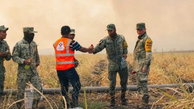 Apoyo brigadistas incendio forestal Valles 2