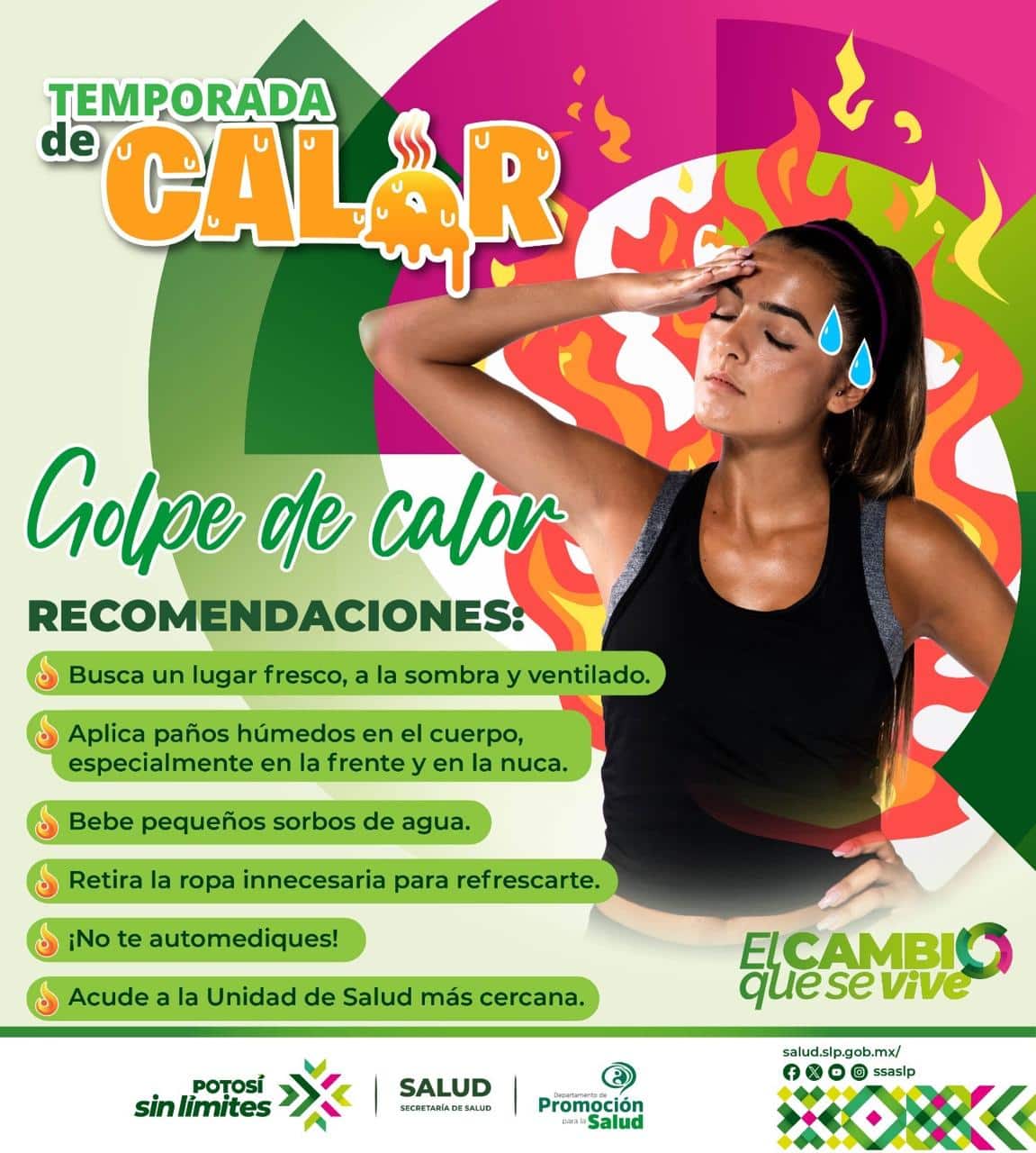 medidas calor servicios de salud