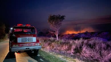 Incendio basurero Valles