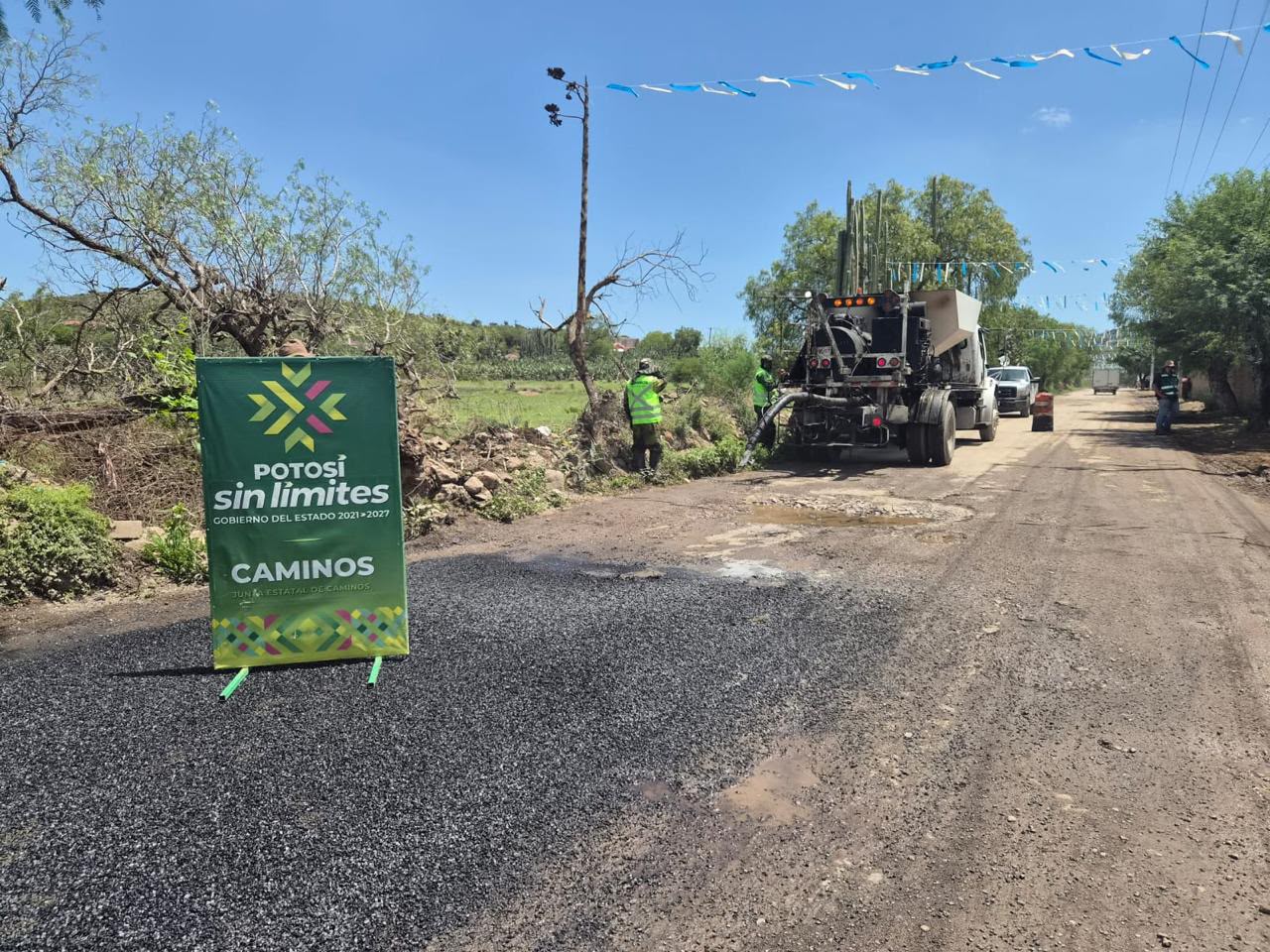 camino armadillo gobierno del estado