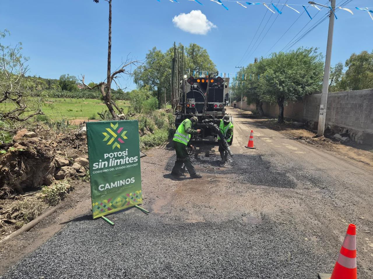 camino armadillo gobierno del estado