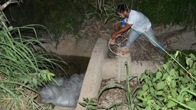 Cañeros desvían rio Valles 5