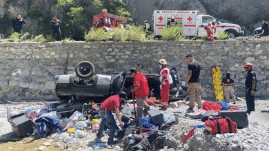 accidente real de catorce