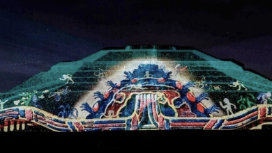 teotihuacan espectáculo nocturno