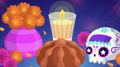 día de muertos ofrenda