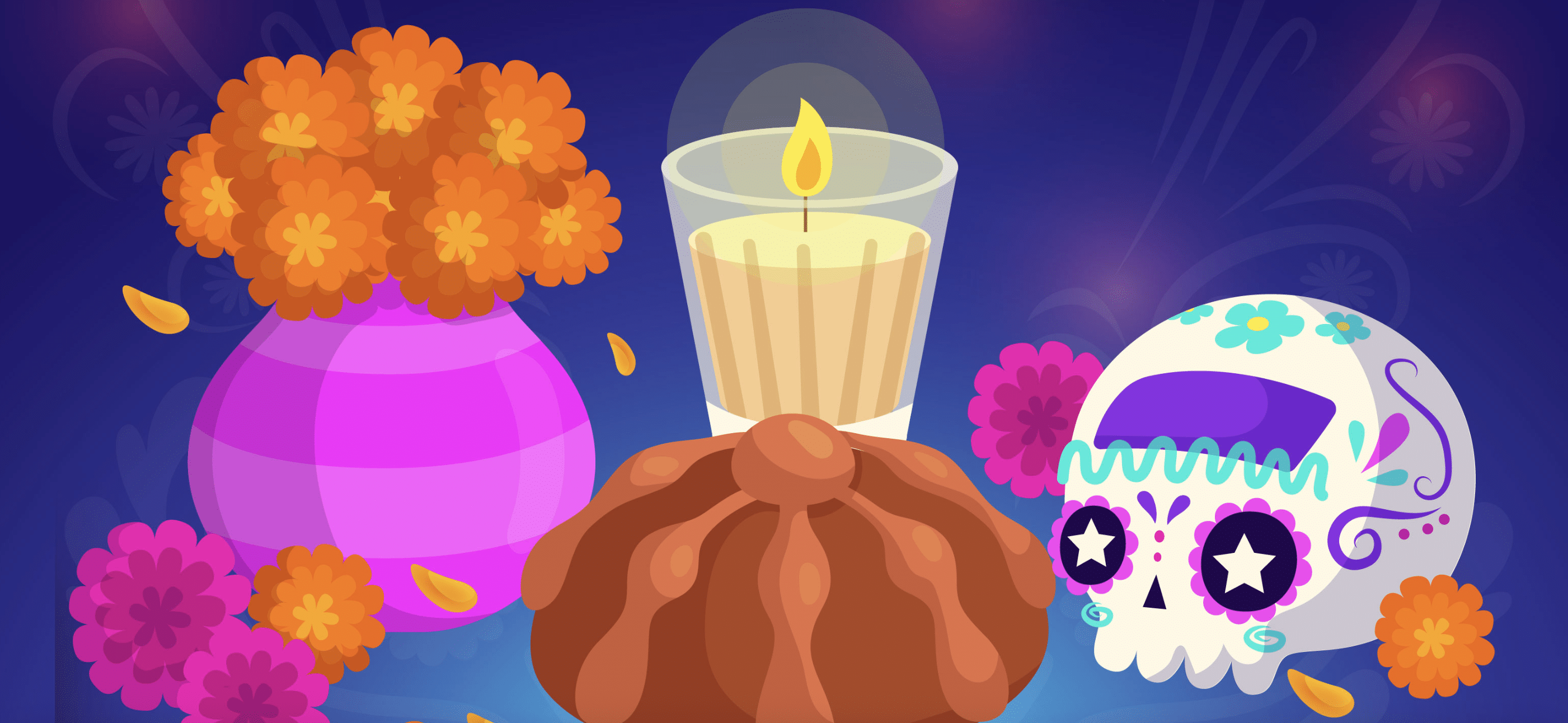 día de muertos ofrenda