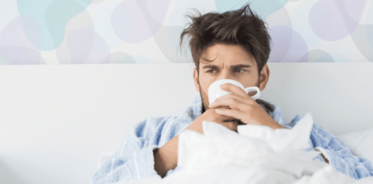 café enfermo salud vida sana