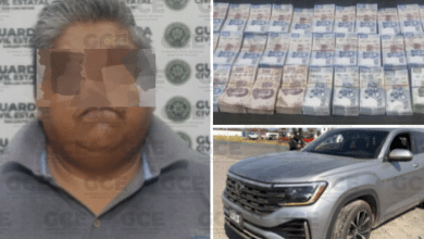 carretera 57 conductor dinero