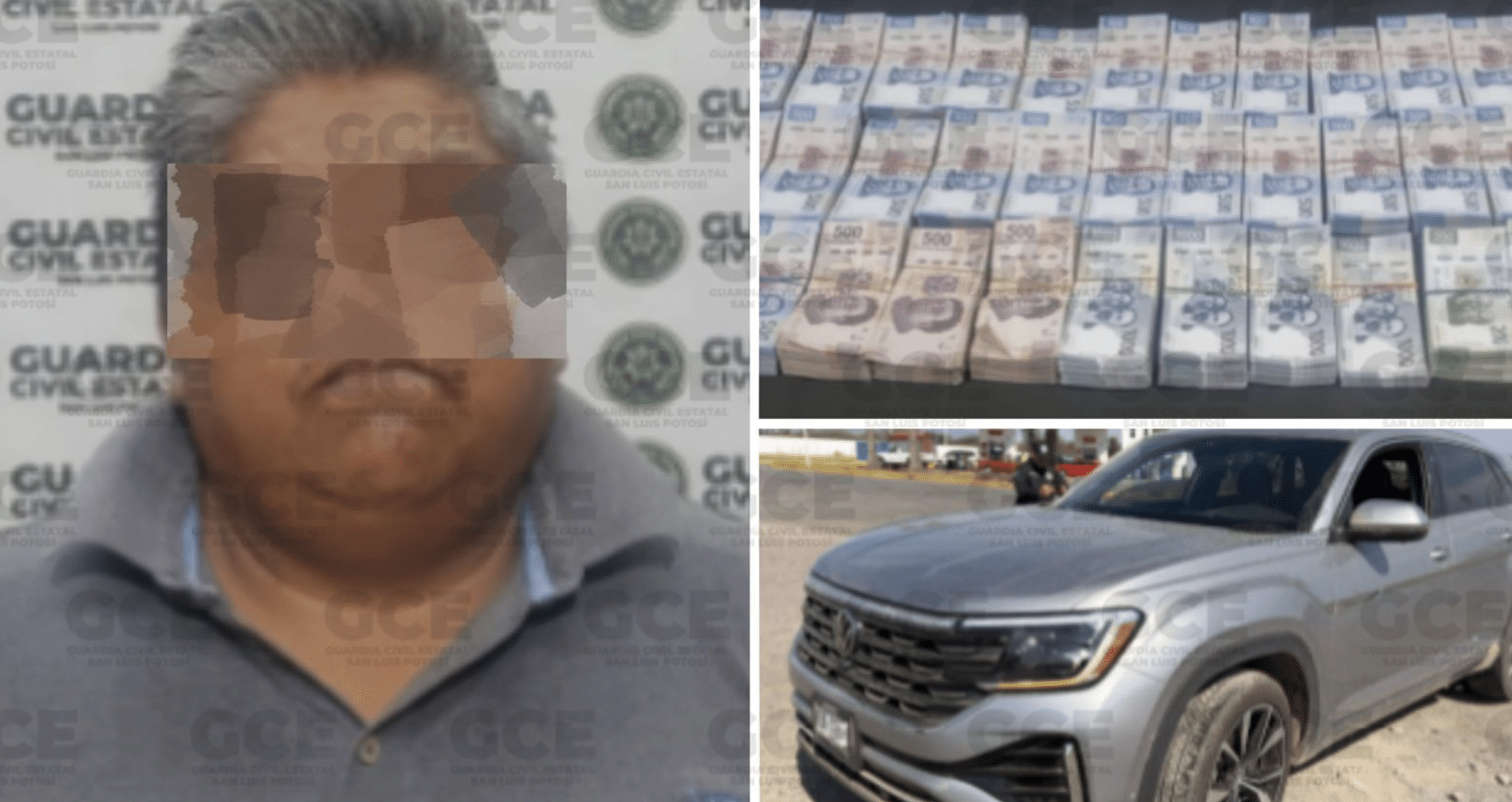 carretera 57 conductor dinero