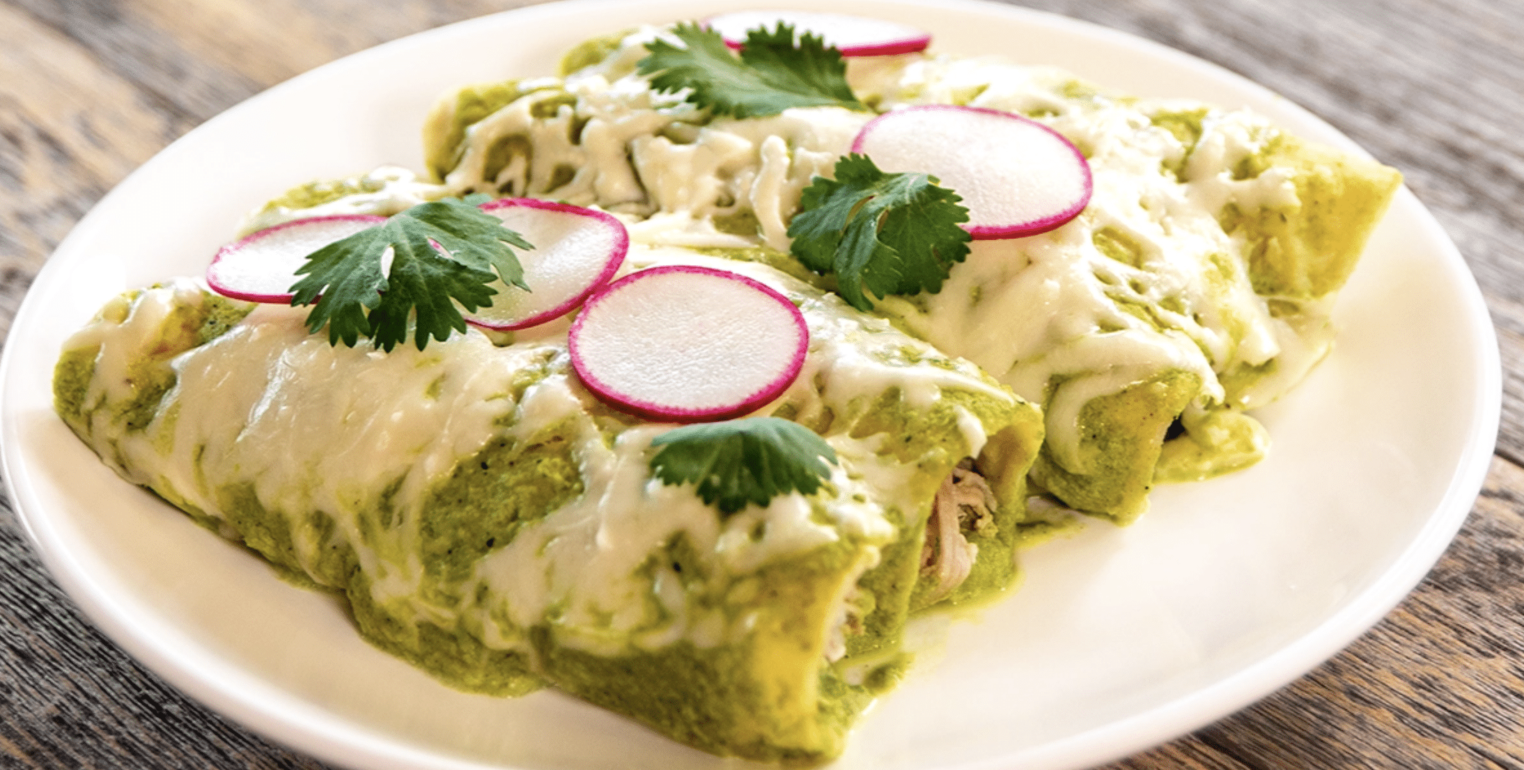 enchiladas suizas gastronomía