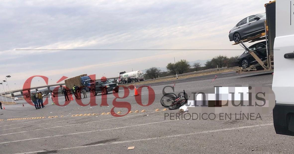 Carretera 57 muere ciclista