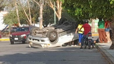 Choque volcadura en Soledad de Graciano Sánchez