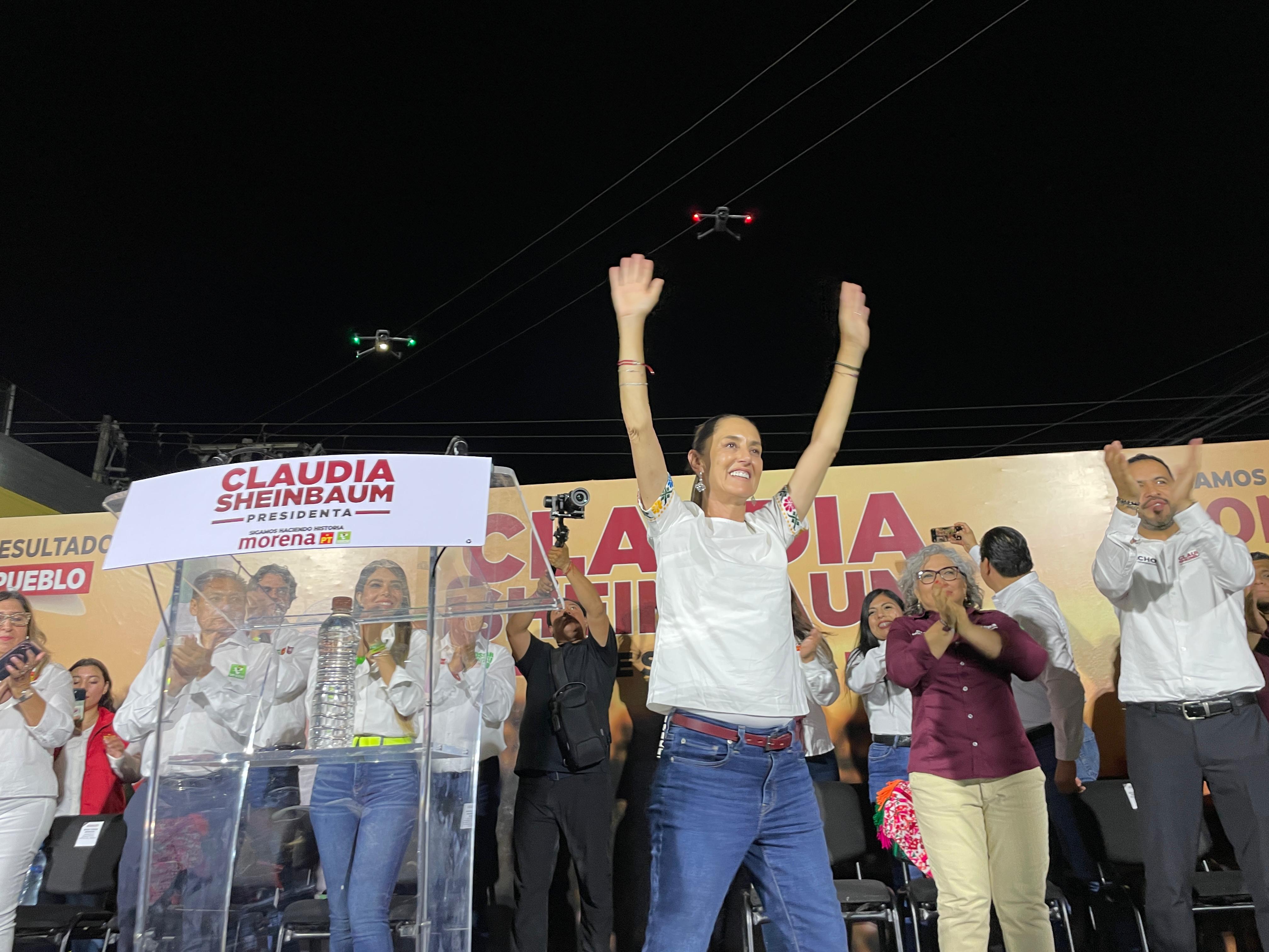 Claudia Sheinbaum Visita Valles carretera Tampico