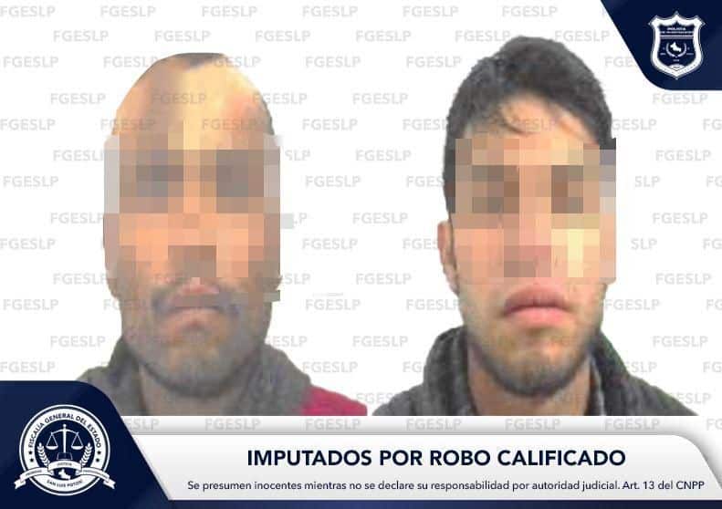 detenidos robo de motocicleta