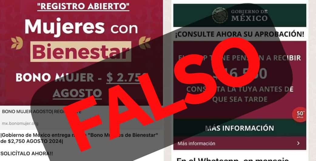 Engaños con programas falsos de bienestar