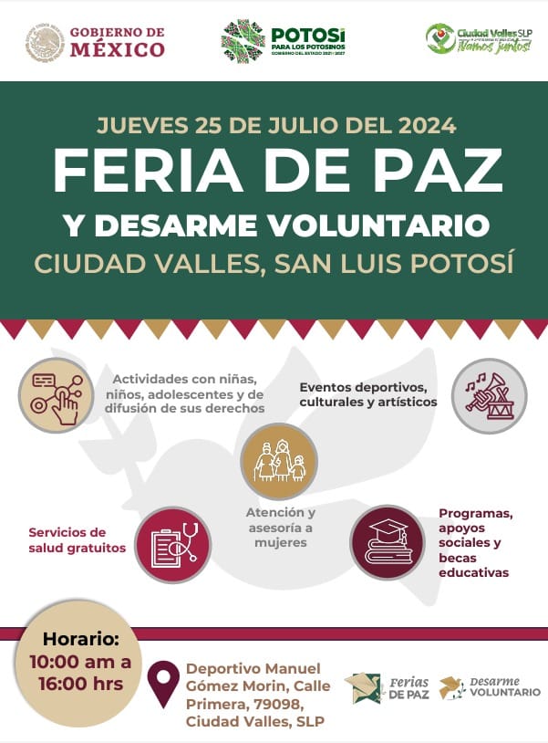 Feria de Paz desarme voluntario