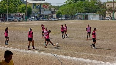 Golpe de calor niñas campo futbol