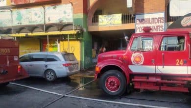 Incendio en mercado de la simón díaz.