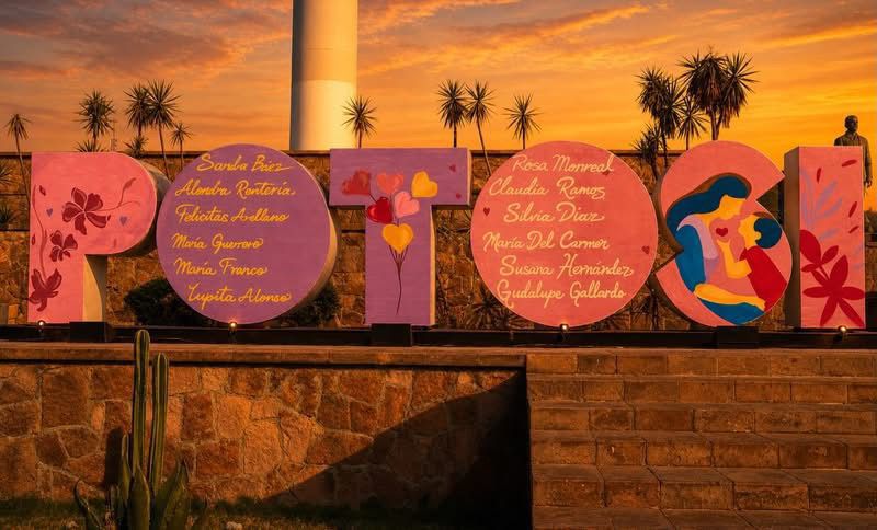 letras monumentales gobierno municipal slp