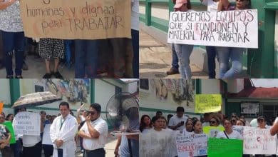 Manifestación IMSS