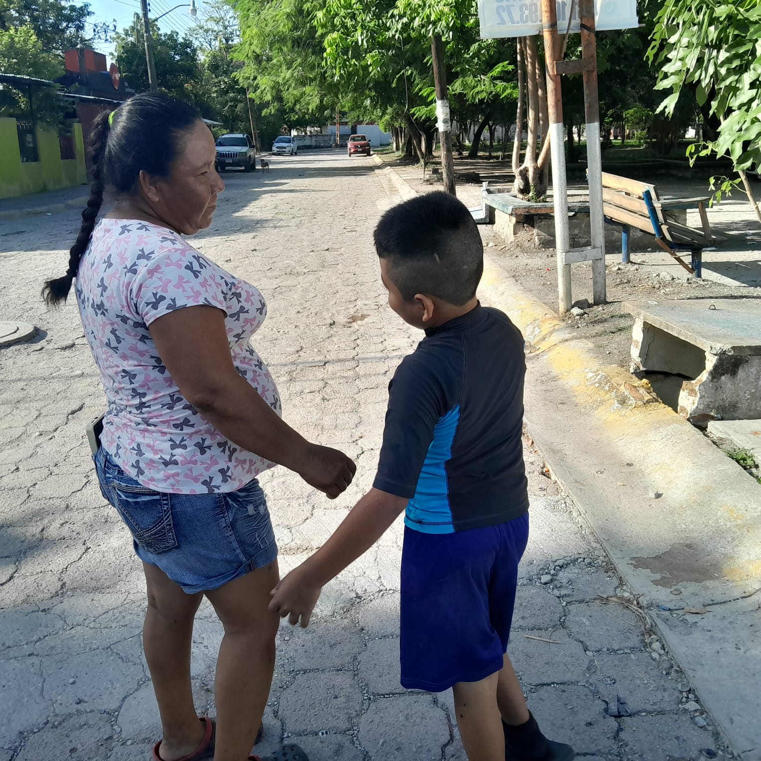 Niños sin clases primaria de Valles