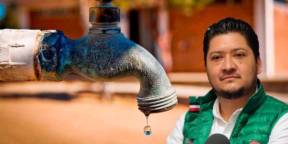 Agoniza Xilitla por falta de agua; Óscar Márquez se sordea