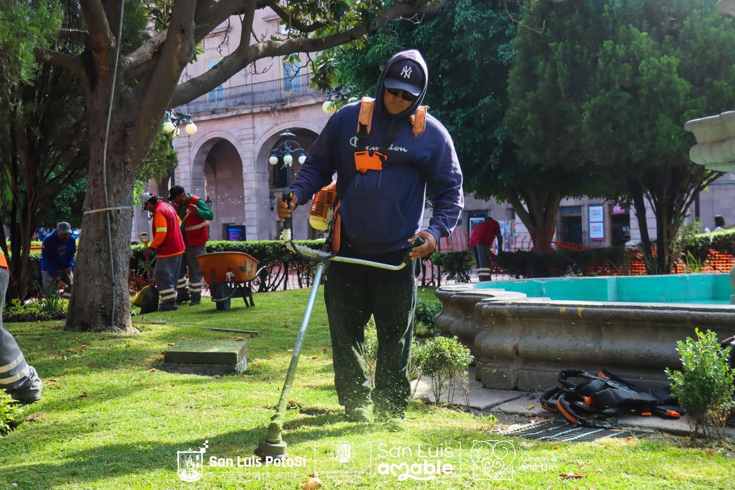 plaza de armas gobierno municipal slp