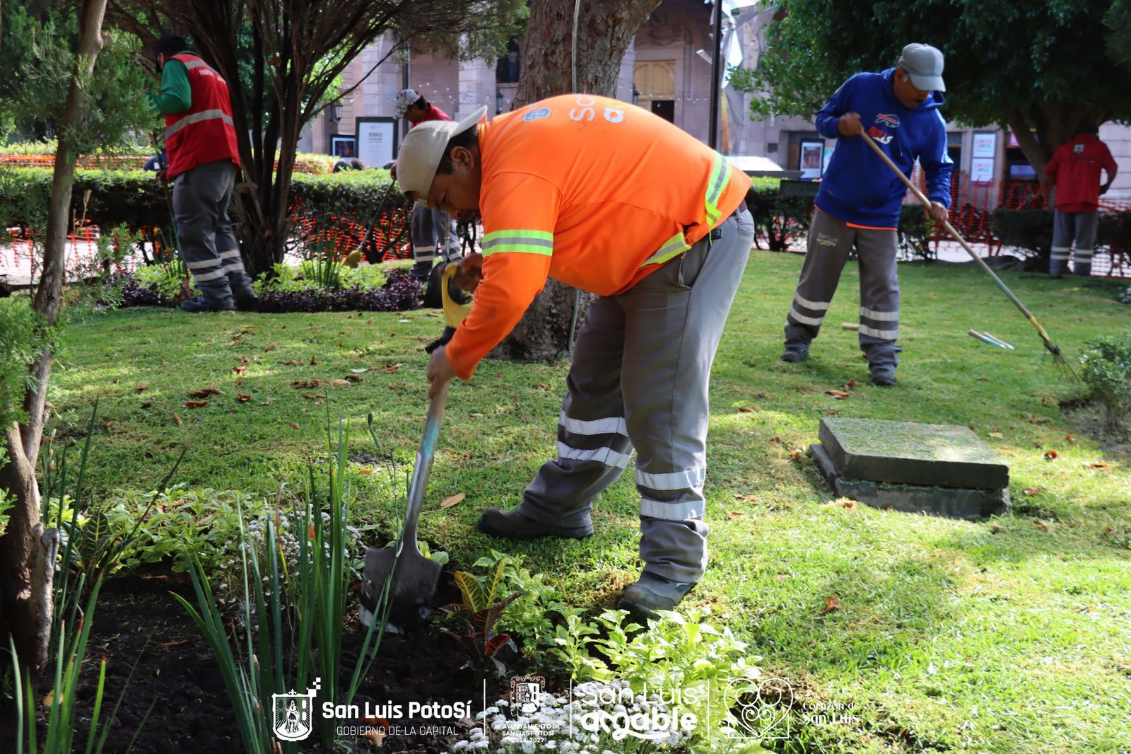 plaza de armas gobierno municipal slp