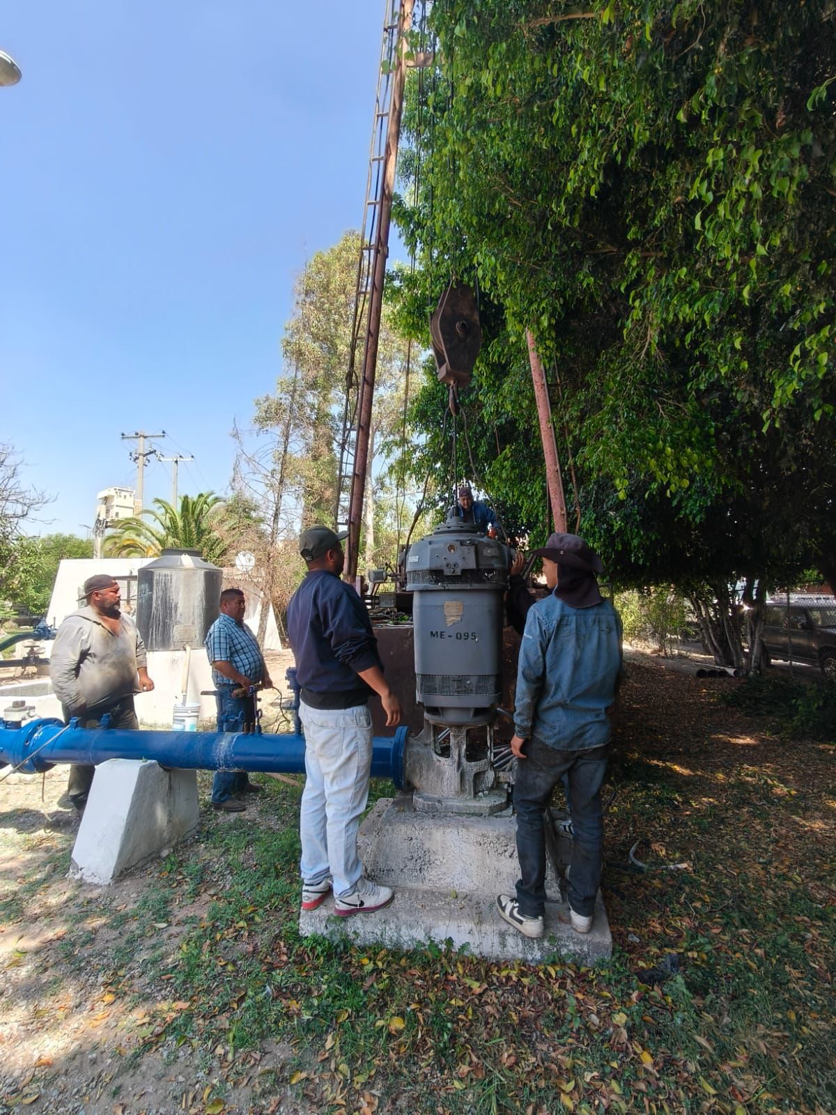 rehabilitación pozos interapas gobierno municipal slp