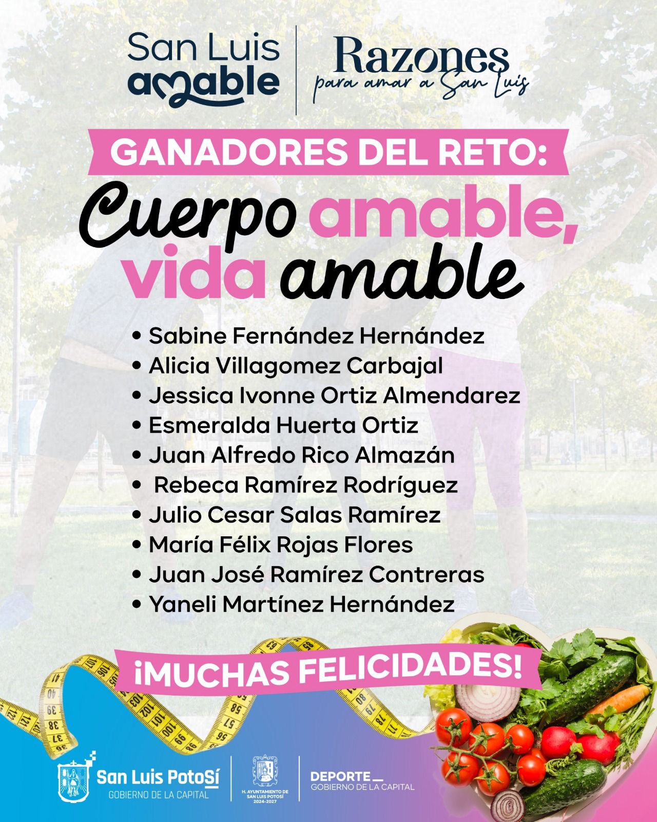 reto amable vida sana gobierno municipal slp