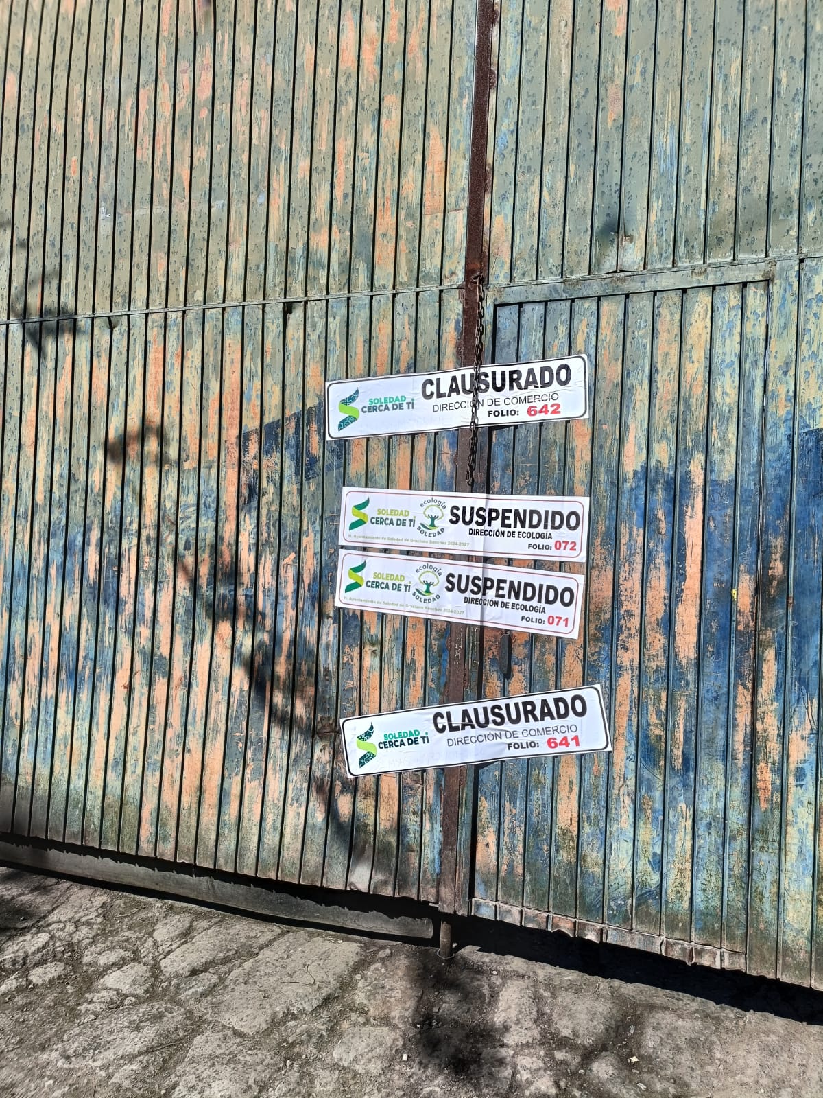 soledad suspenden recicladora