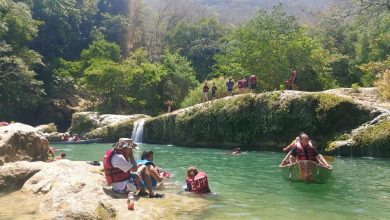 Turistas en Micos