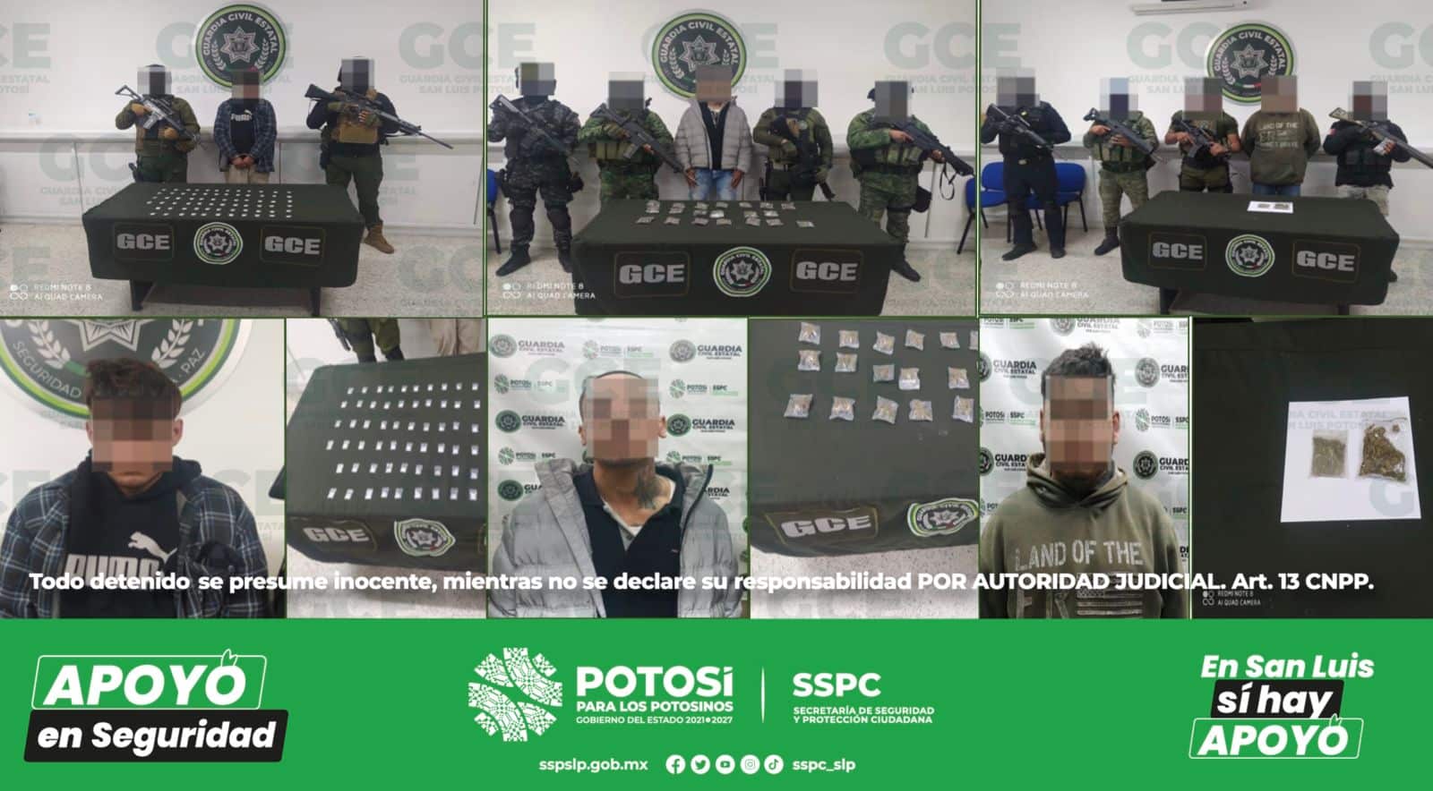 Integrantes célula delictiva