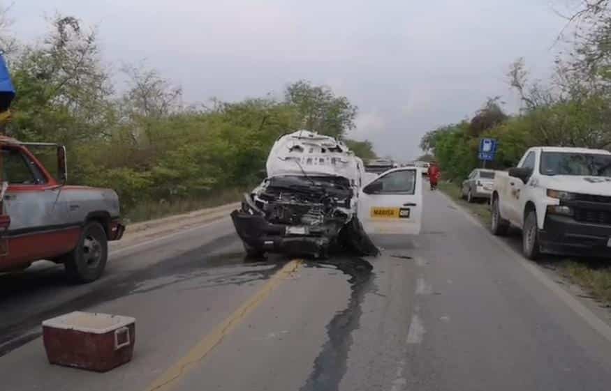 accidente tamuín CrUz Roja