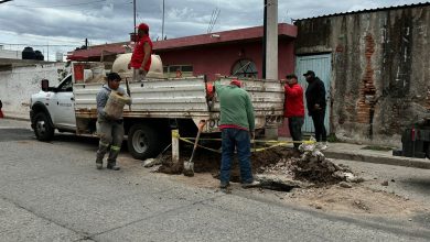 bacheo caliza gobierno municipal slp interapas