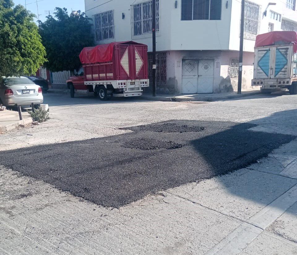 bacheo colonias gobierno municipal slp