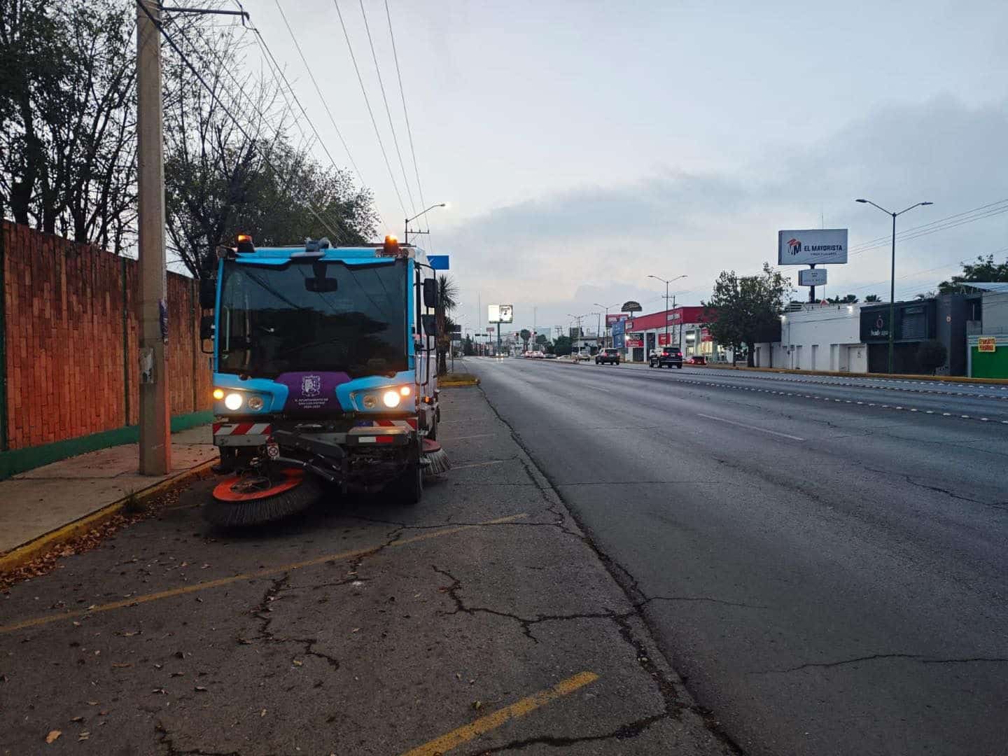 barrido mecánico gobierno municipal slp