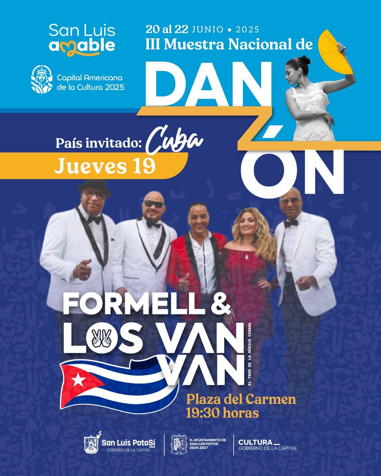 La icónica “Formell y los Van Van”, desde Cuba para SLP