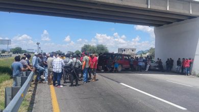bloqueo carretera 57