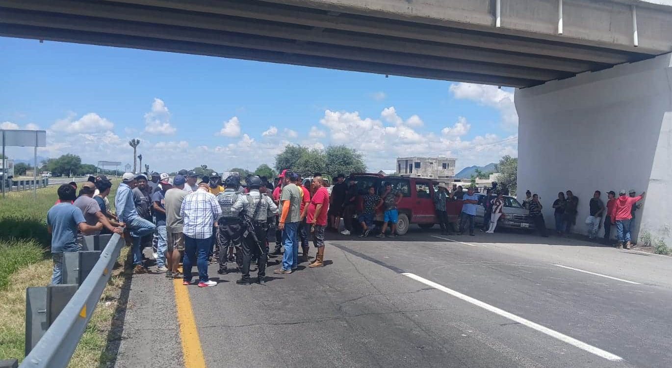 bloqueo carretera 57