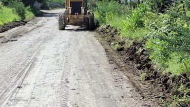 Rehabilitan camino ejido la Toconala