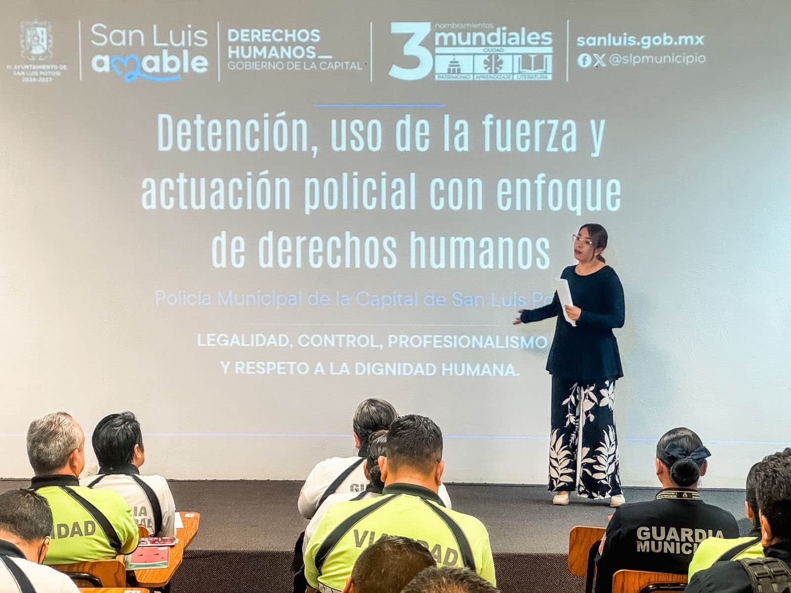 capacitación policial gobierno municipal slp