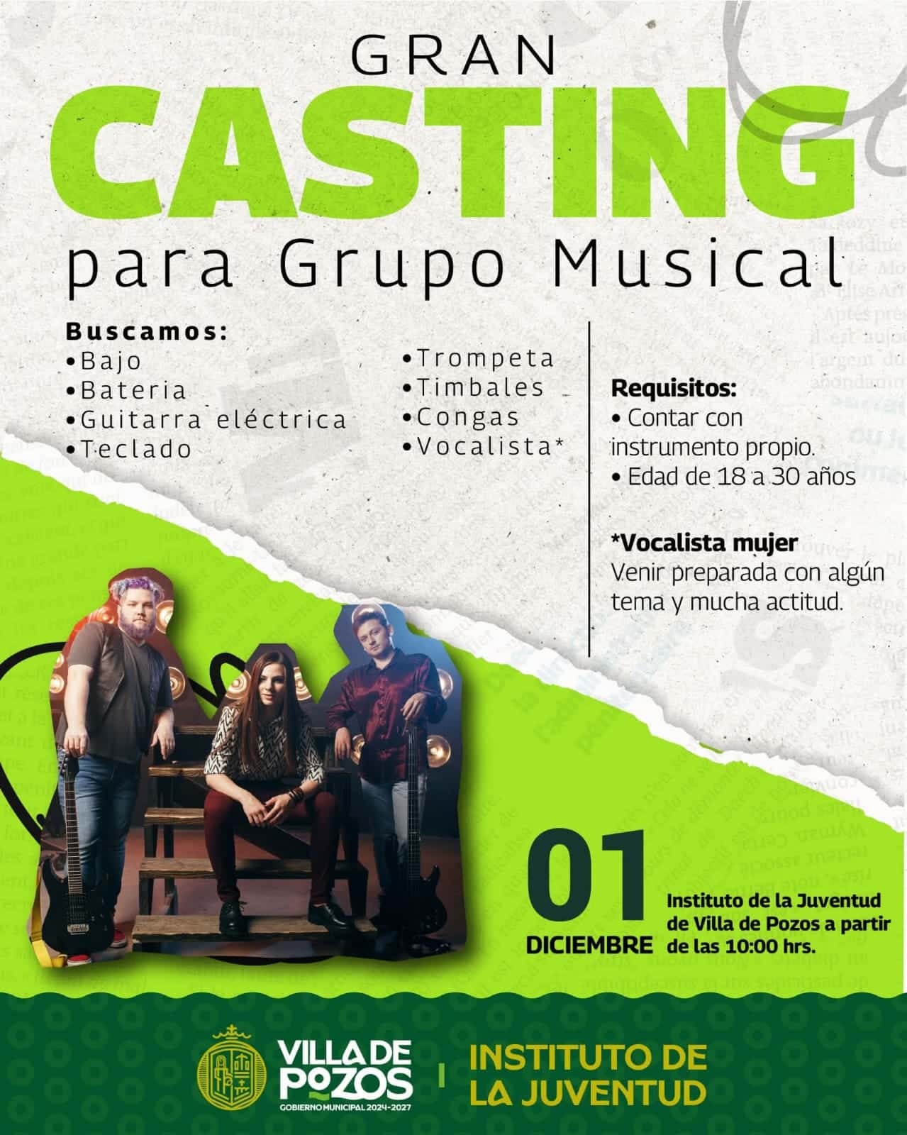 casting villa de pozos