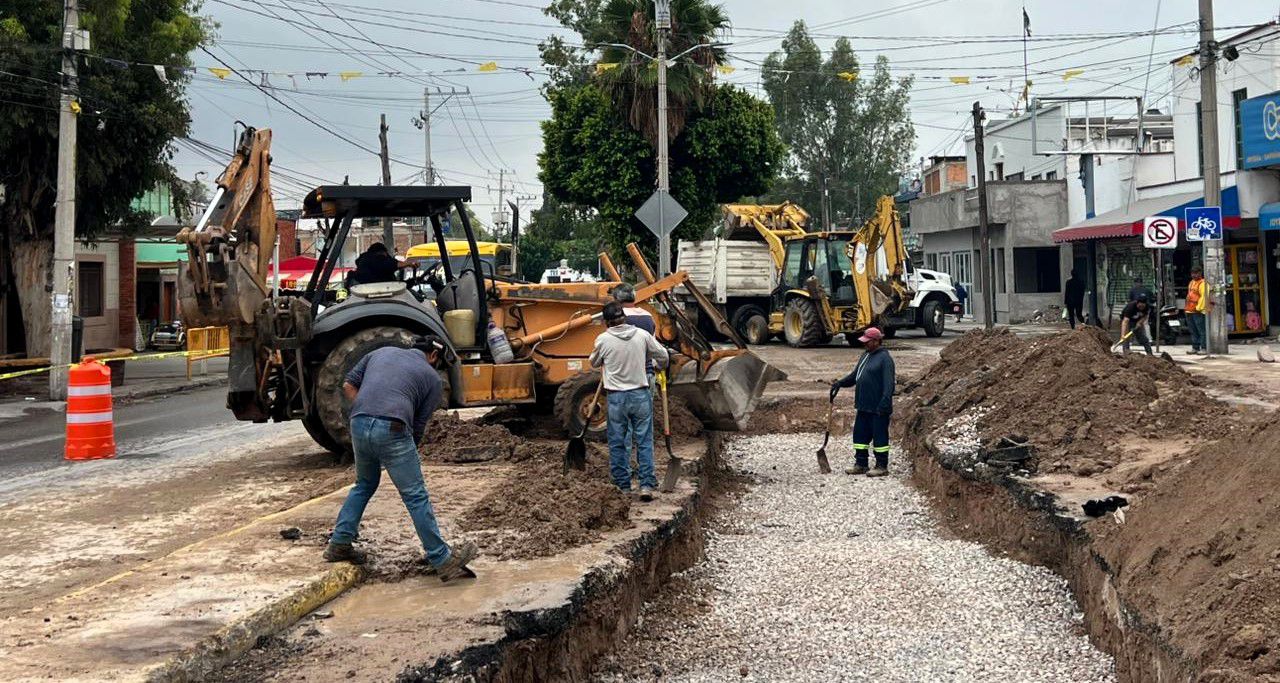 Gobierno de la Capital avanza en reparación en Fray Diego de la Magdalena