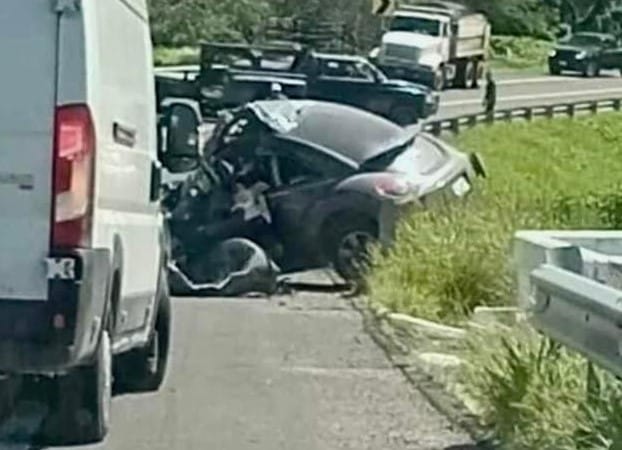 choque en carretera rayón, un chofer murió