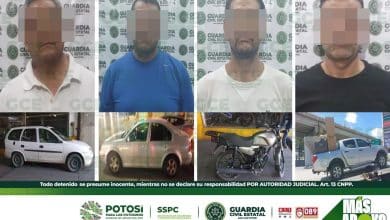 detenidos automóviles robados